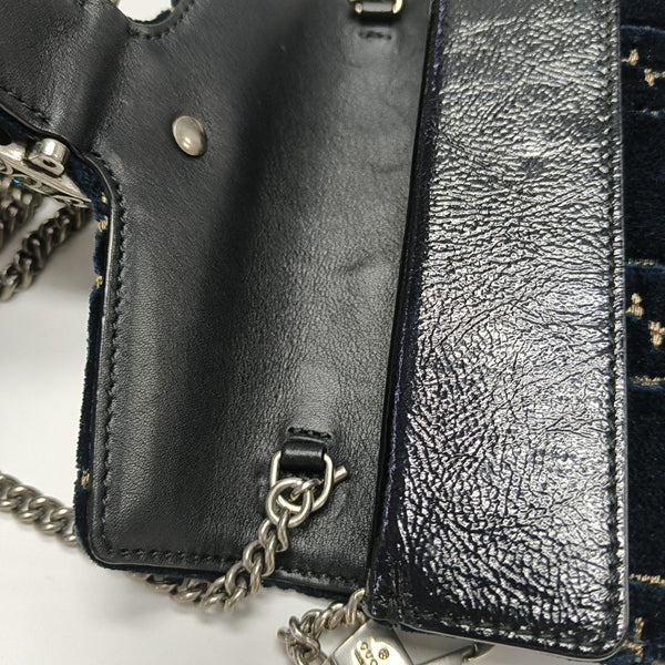 Dionysus Super Mini Monogram Velvet Green