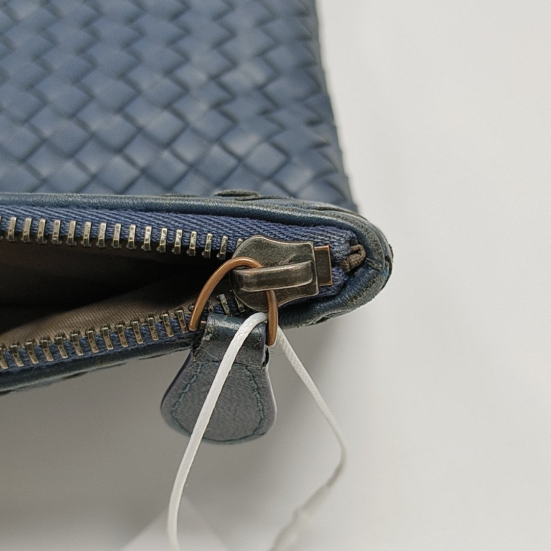 Lambskin Clutch Blue