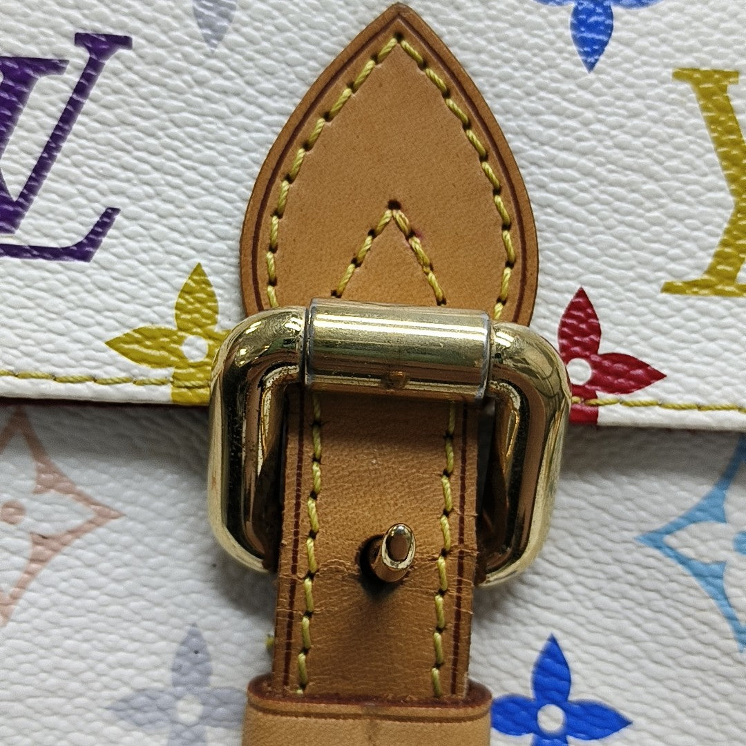 LV × TM PRISCILLA Monogram Coated Canvas White