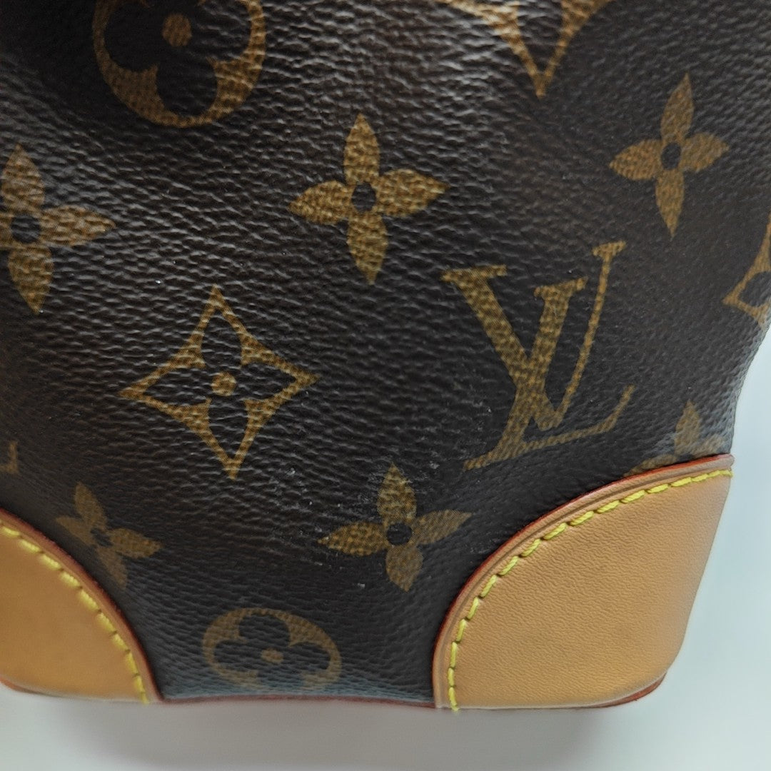 NOÉ Mini Monogram Coated Canvas Brown