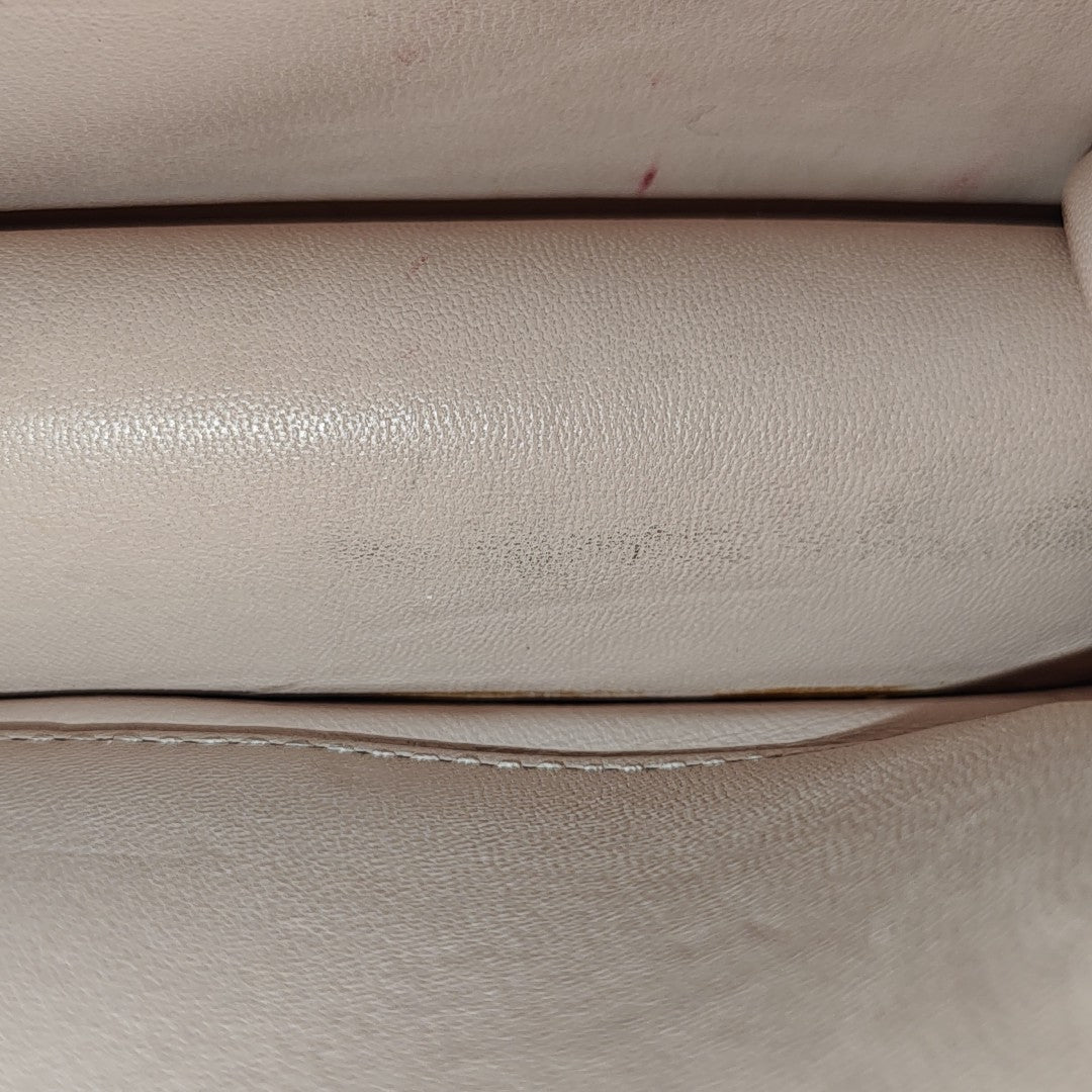 Cannage Calfskin Crossbody Bag Pink