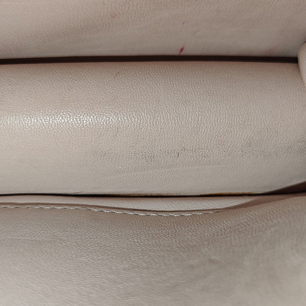 Cannage Calfskin Crossbody Bag Pink
