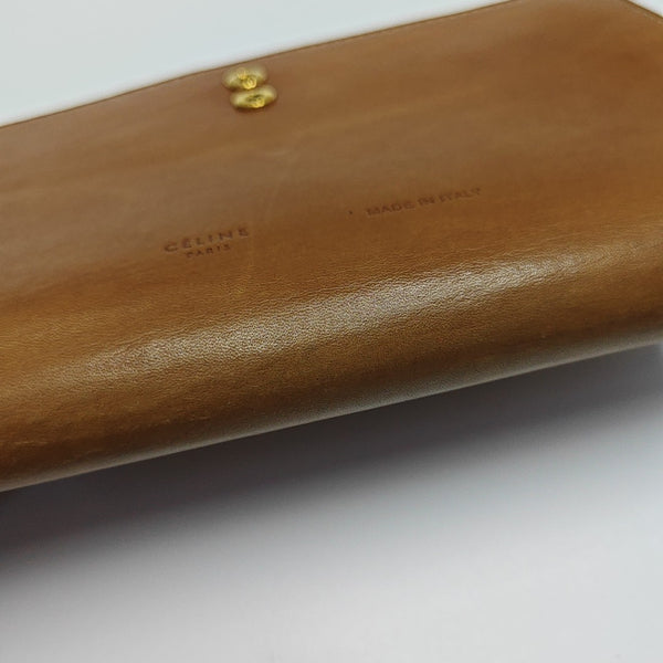 STRAP Large Calfskin Brown Wallet