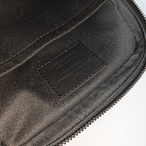 UTILITY SIDE Monogram Coated Canvas Brown