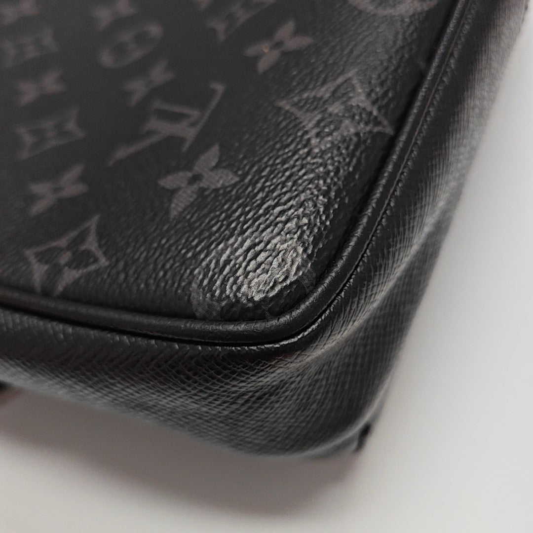 OUTDOOR PM Monogram Coated Canvas Black