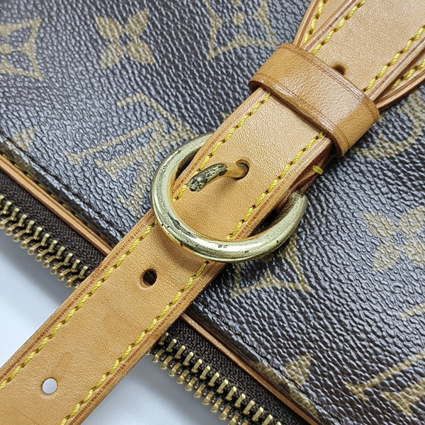 POPINCOURT Monogram Coated Canvas Brown