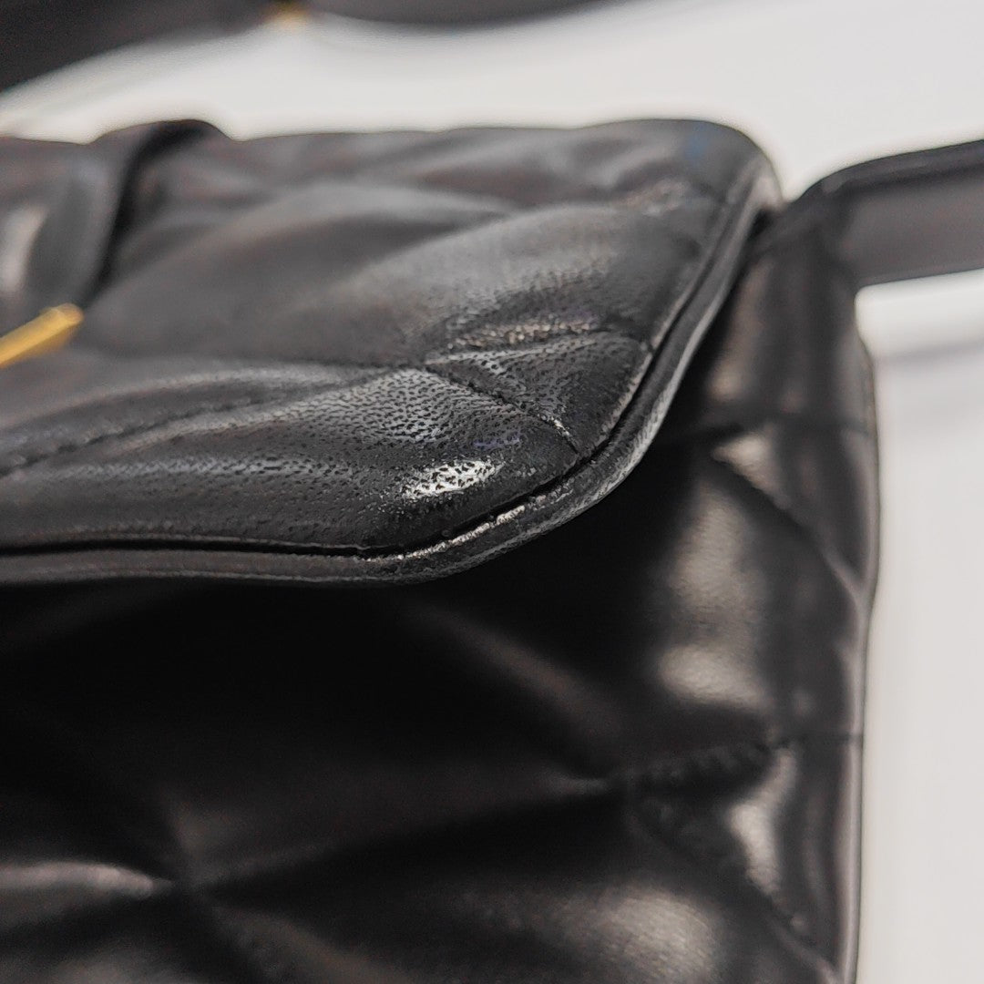 LE 57 Quilted Lambskin Black