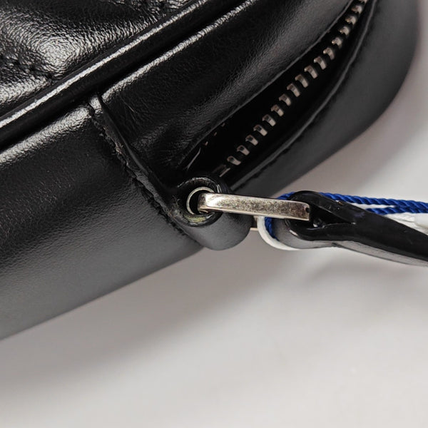 LOU Small Chevron Calfskin Black