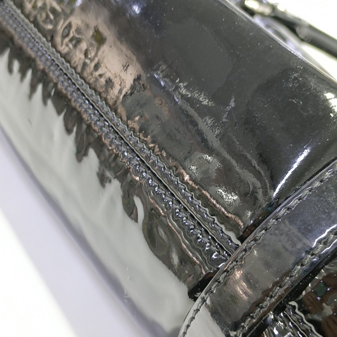 Bow Patent Leather Black