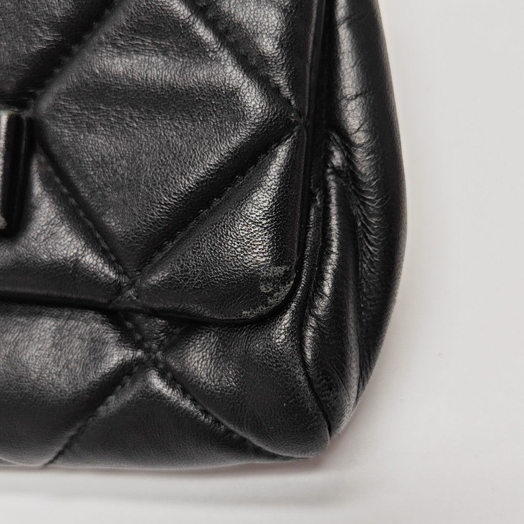 Vara Quilted Calfskin Black