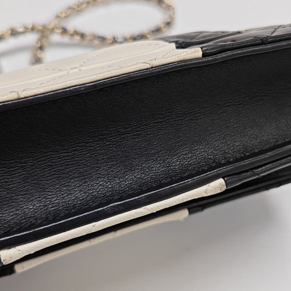 WOC Quilted Lambskin Black