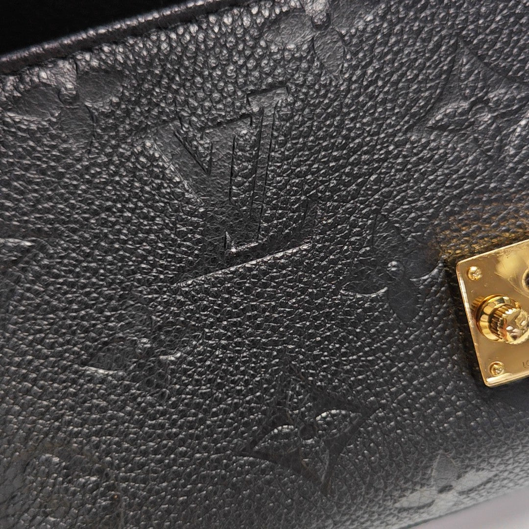 MADELEINE Nano Monogram Calfskin Black