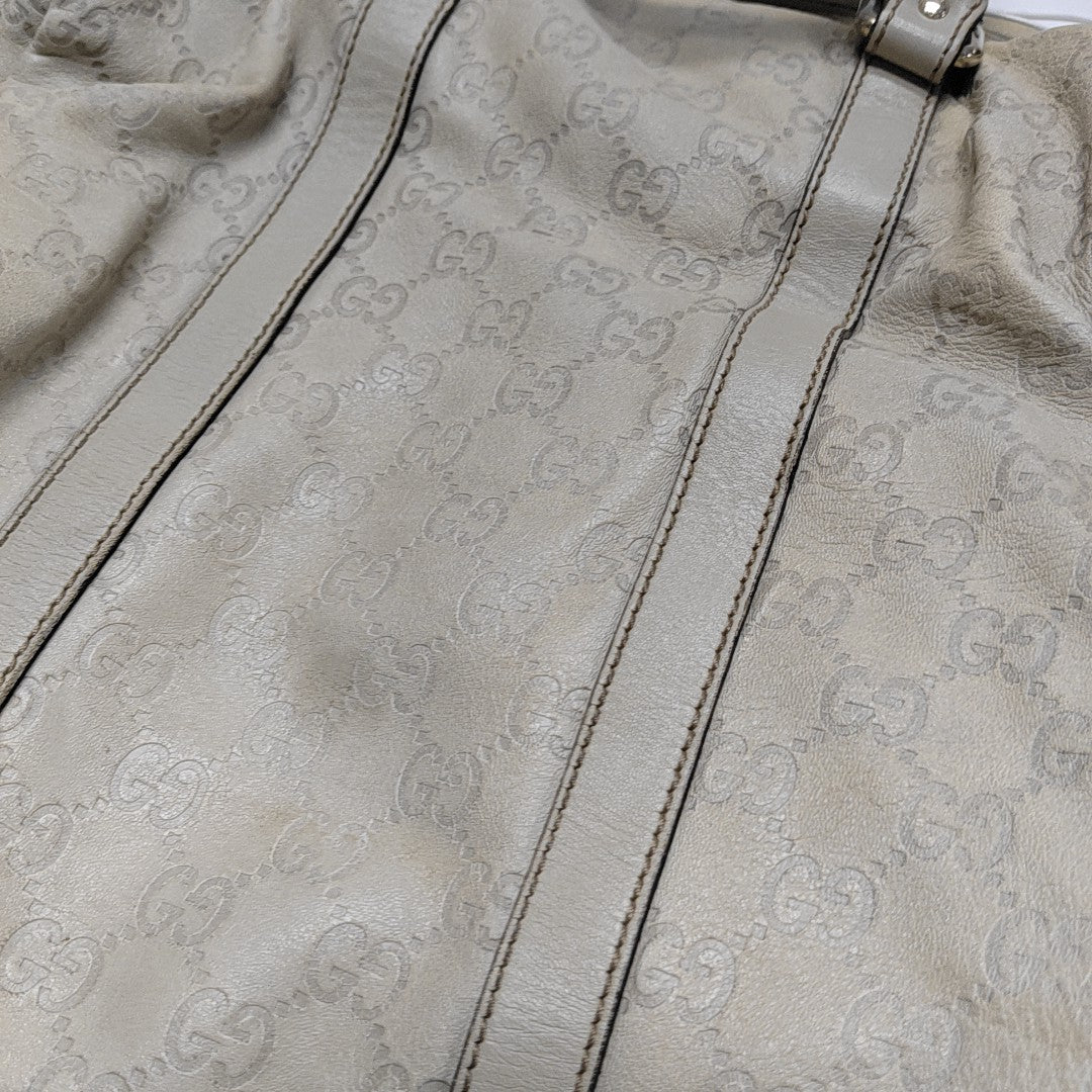 Joy Medium Monogram Calfskin Beige
