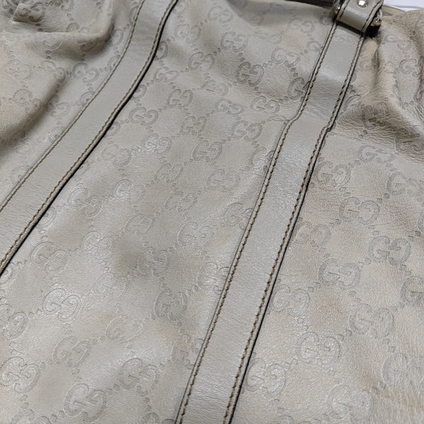 Joy Medium Monogram Calfskin Beige