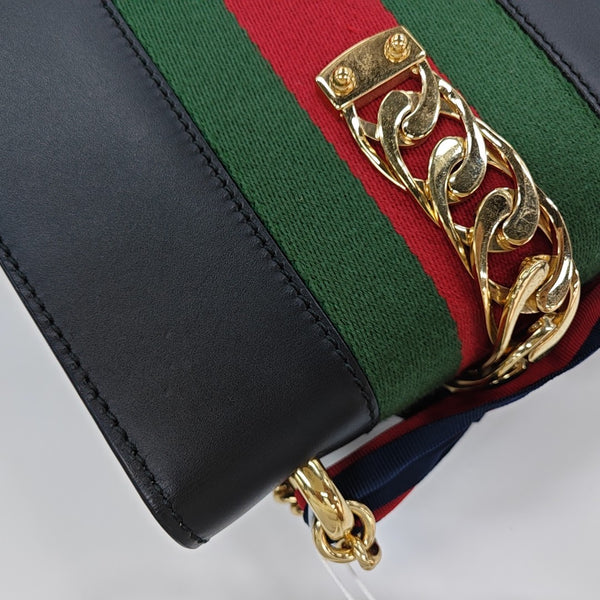 Sylvie Mini Calfskin Black