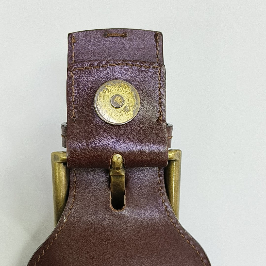 Coated Canvas Shoulder Bag Beige