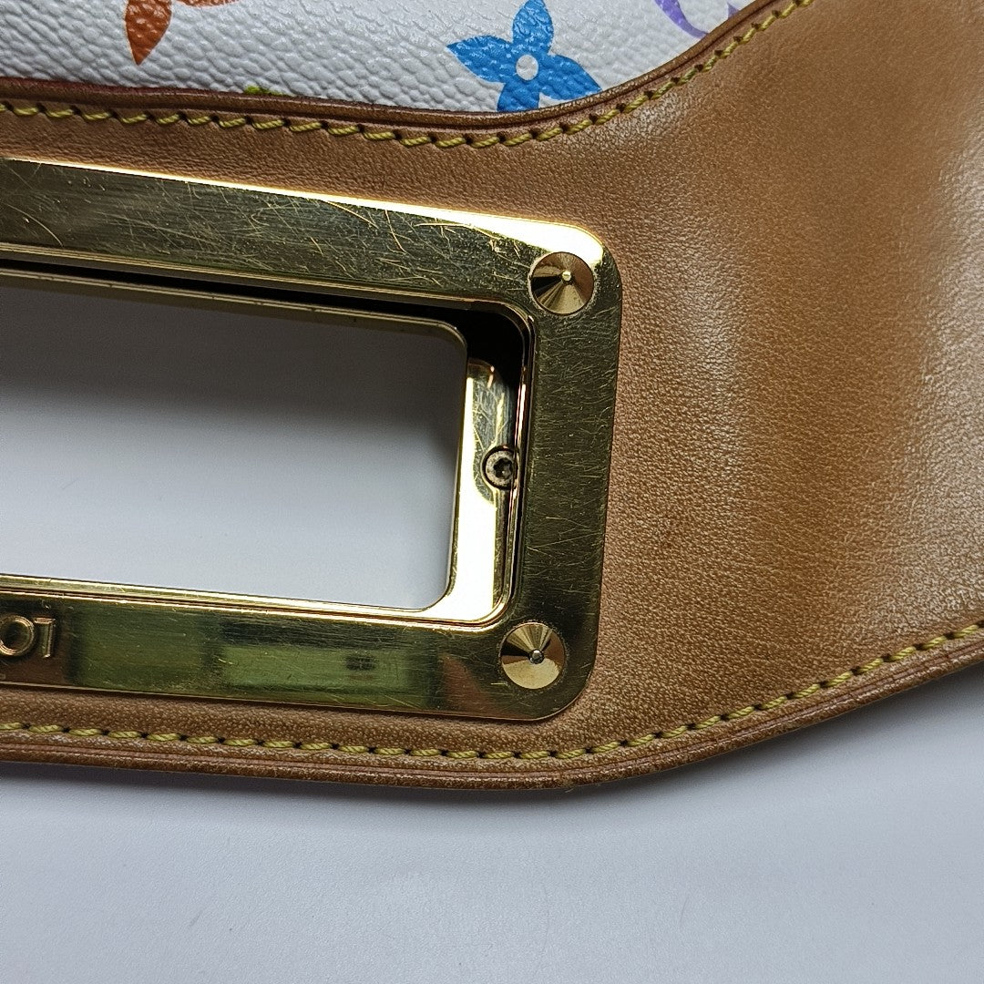 LV × TM JUDY MM Monogram Coated Canvas White