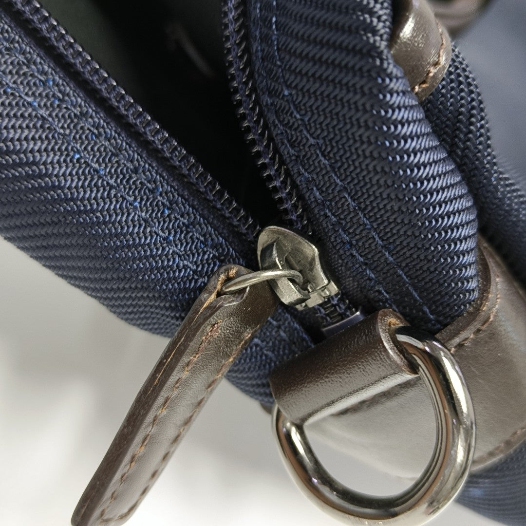 Nylon Shoulder Bag Blue