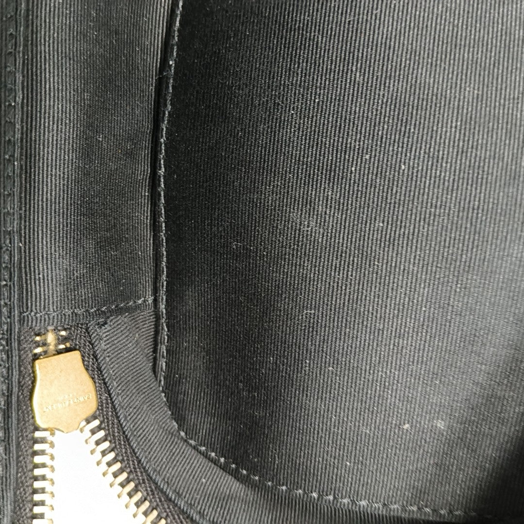 80'S VANITY Quilted Calfskin Black