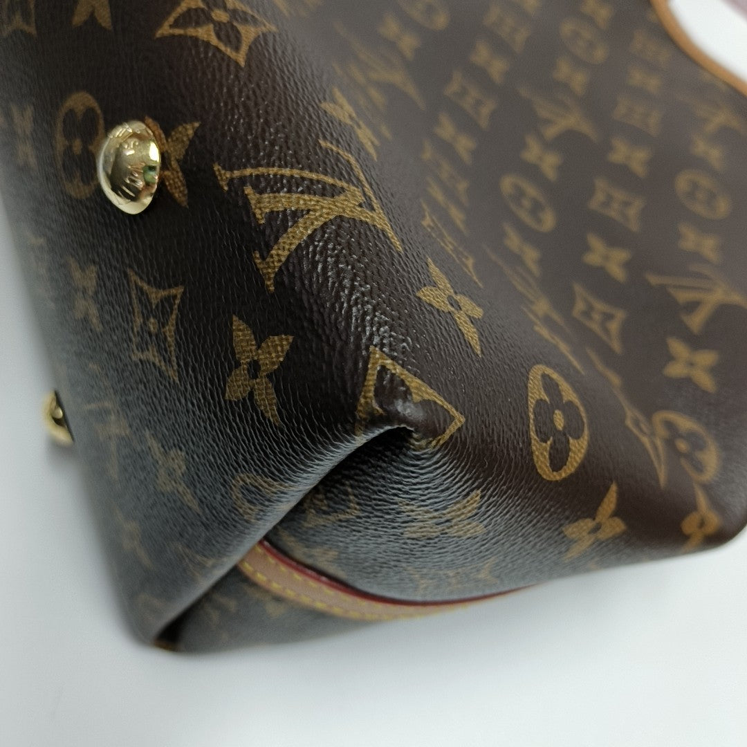 CARRYALL MM Monogram Coated Canvas Brown