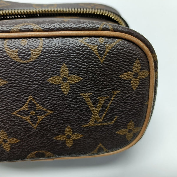 NICE Super Mini Monogram Coated Canvas Brown
