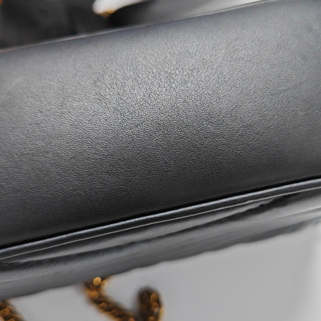NEW WAVE Quilted Calfskin Black