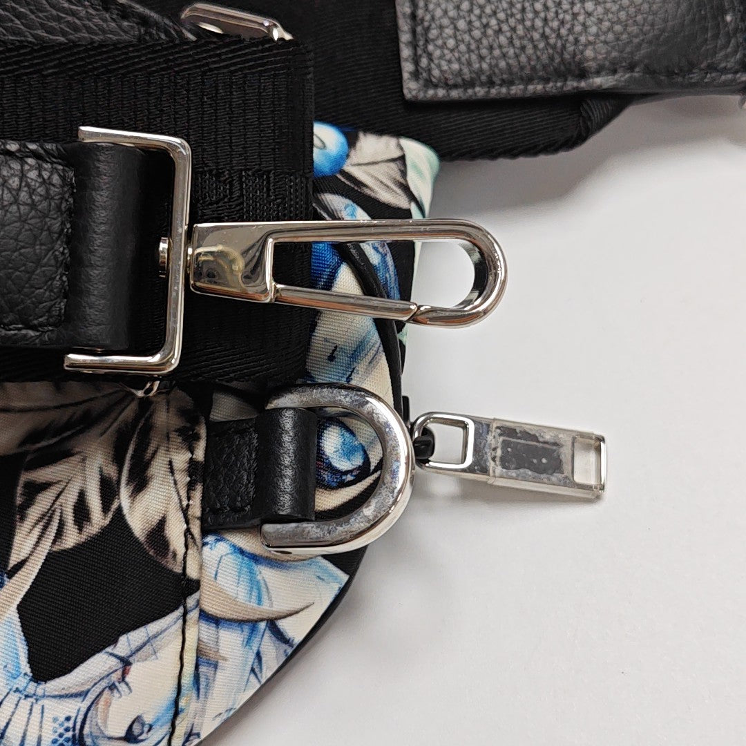 Nylon Shoulder Bag Black