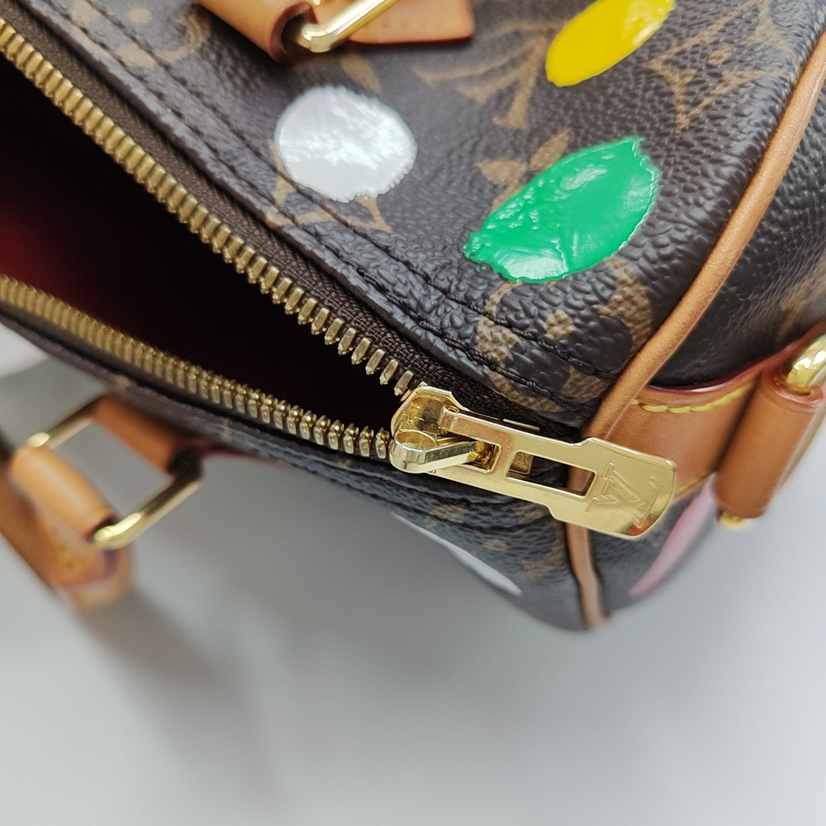 SPEEDY 25 Monogram Coated Canvas Brown