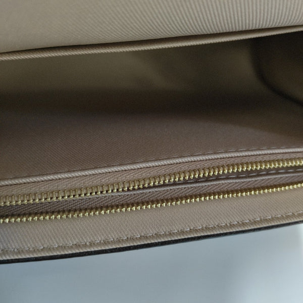 CLUNY PM Monogram Coated Canvas Brown