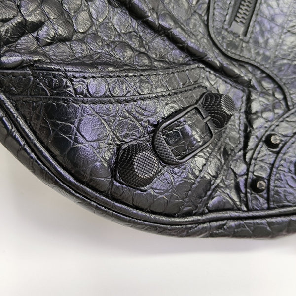 Le Cagole Mini Calfskin Black