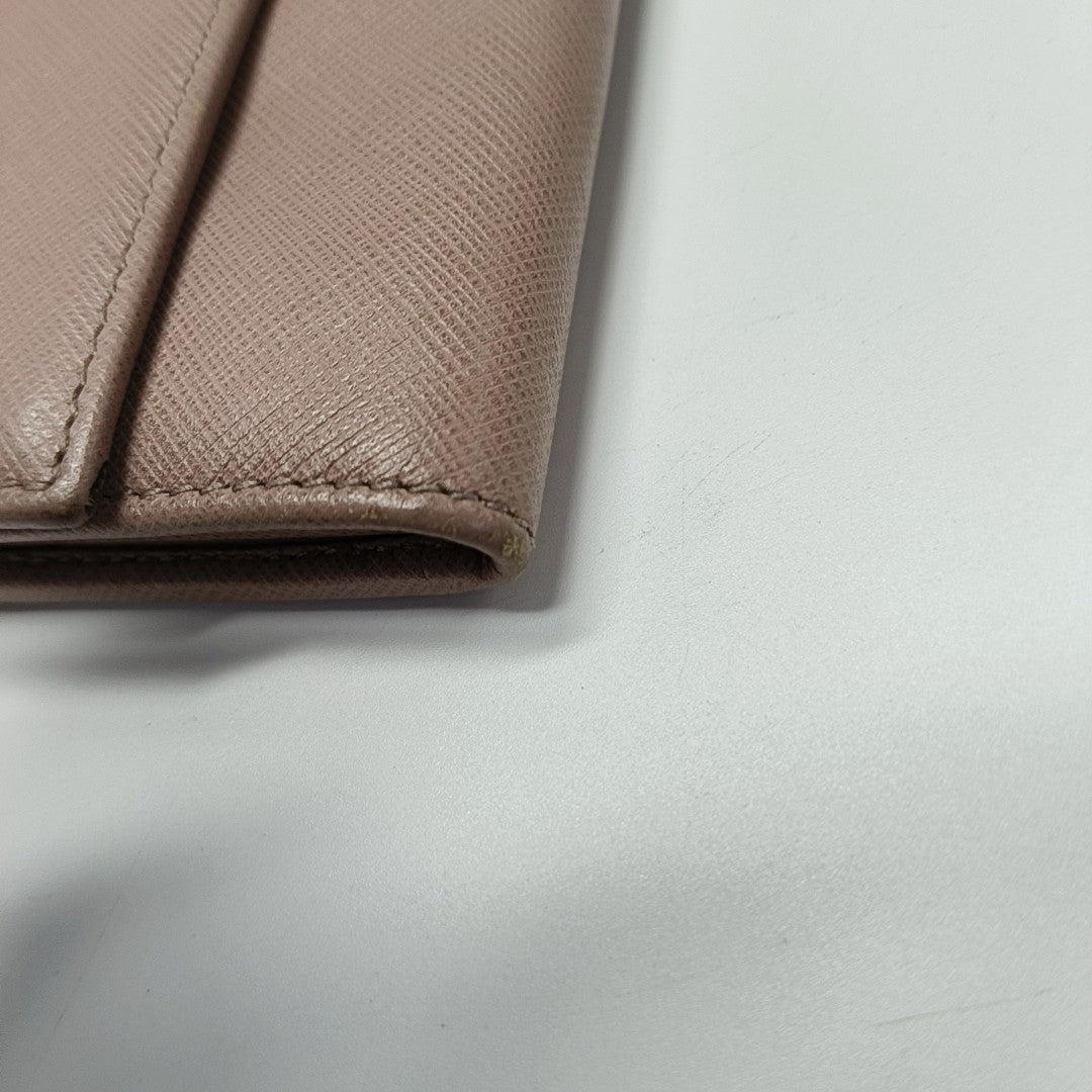 Calfskin Wallet Beige