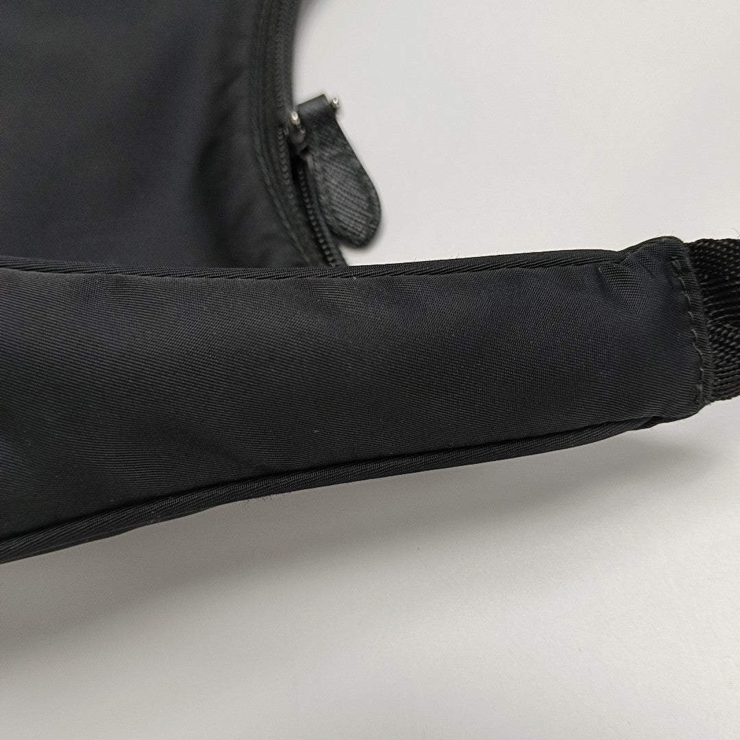 Authenticated pre-owned  Re-Edition2000 Mini Nylon Black - Top Handle Bag at Looply