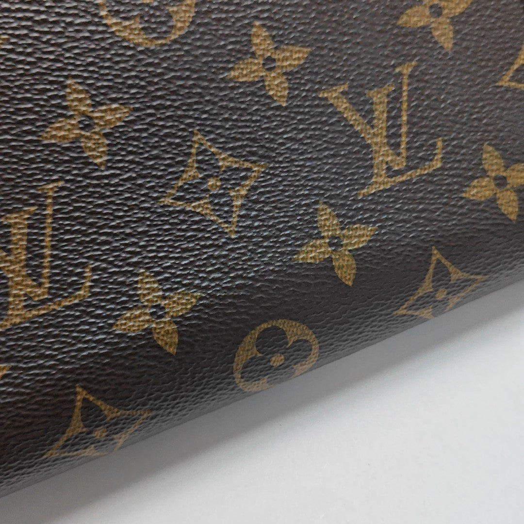 DAUPHINE Monogram Coated Canvas Brown