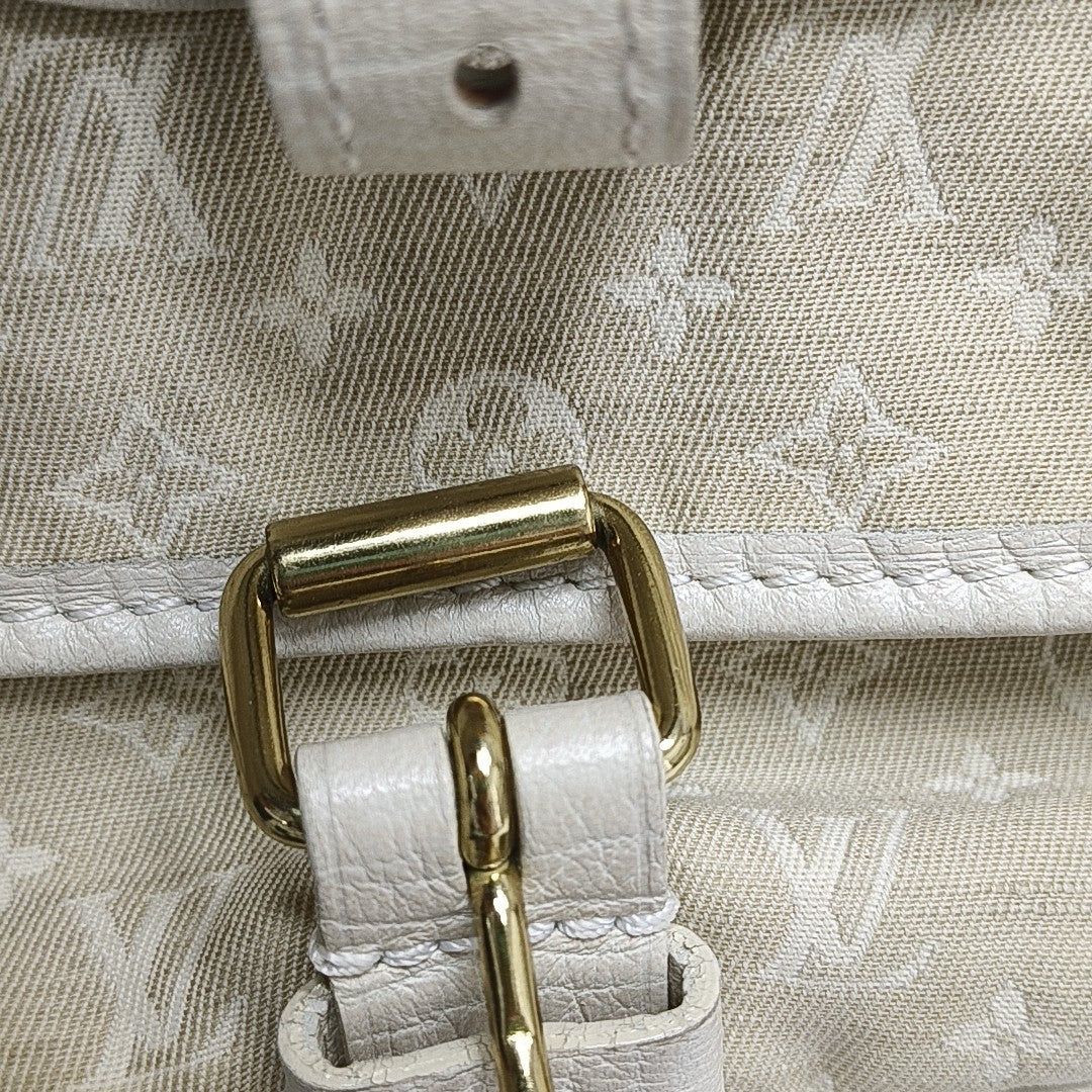 SAUMUR 28 Monogram Canvas Beige