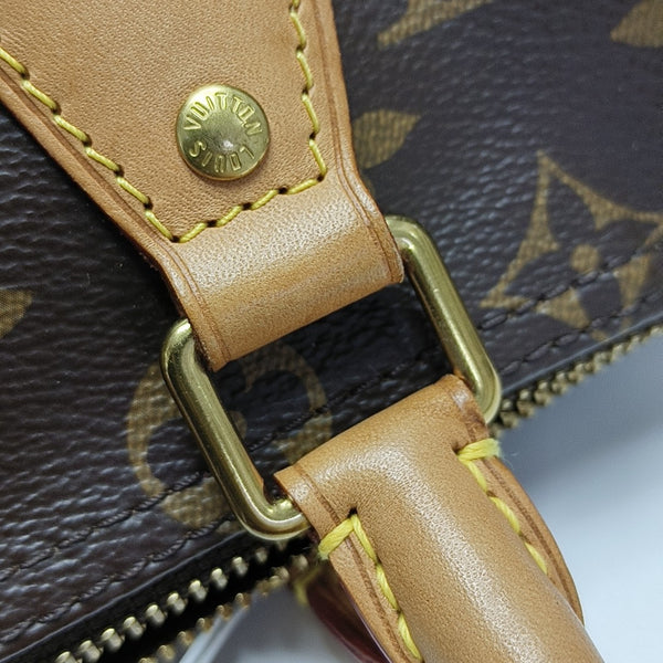 SPEEDY 25 Monogram Coated Canvas Brown