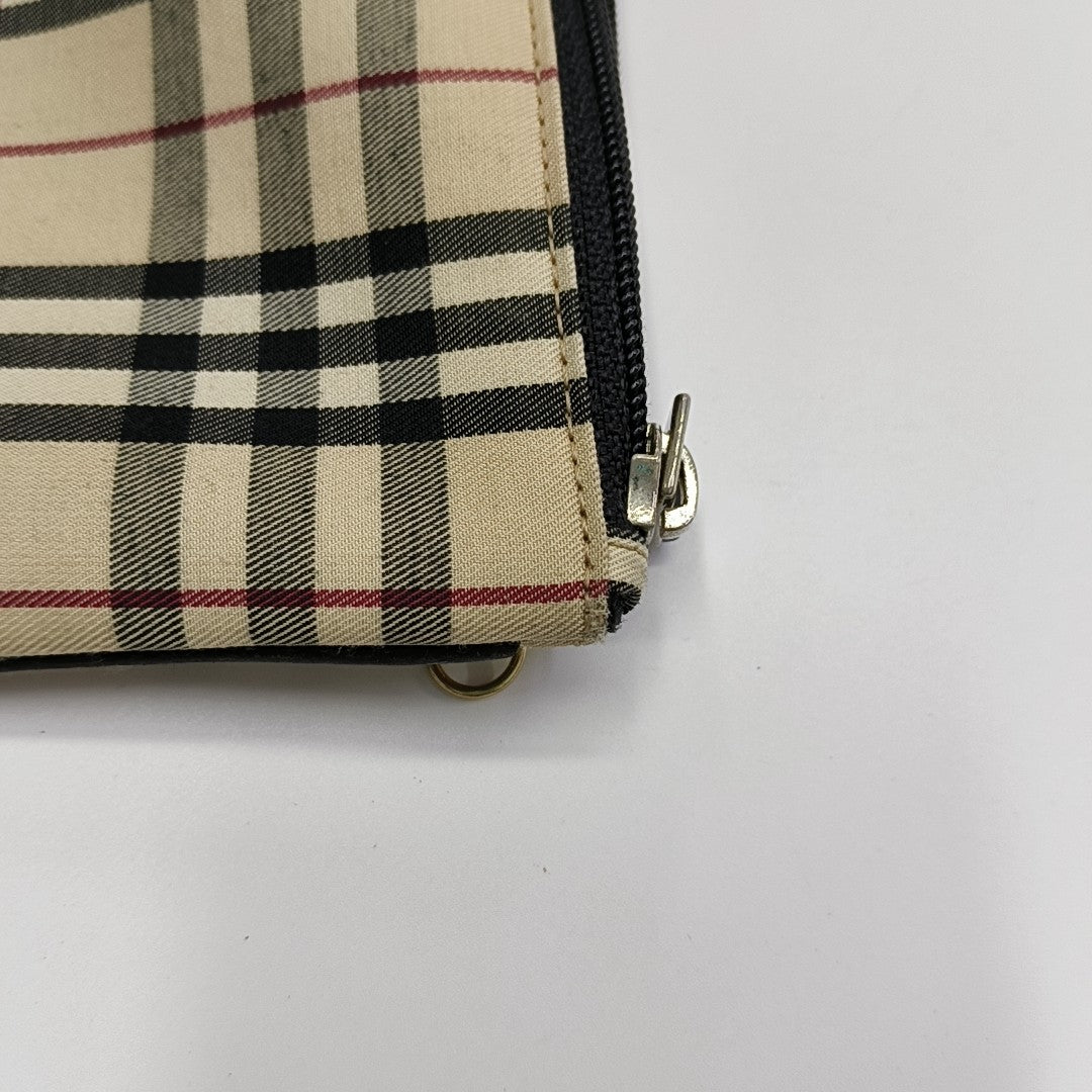 Canvas Clutch Beige