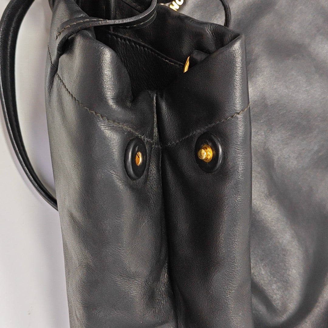 Calfskin Tote Bag Black