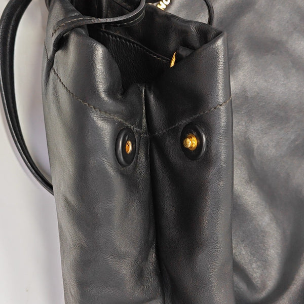 Calfskin Tote Bag Black