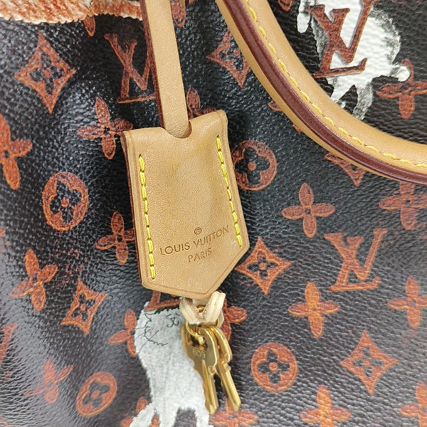 SPEEDY 30 Monogram Coated Canvas Brown