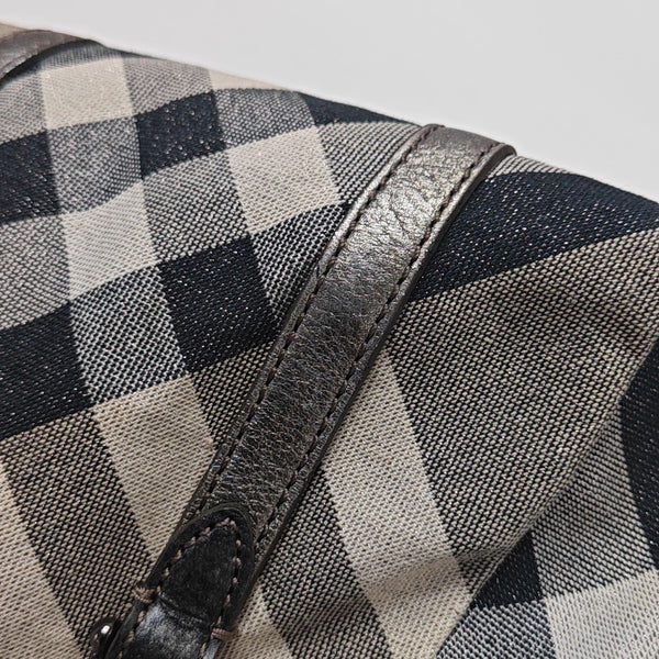 Canvas Top Handle Bag Gray