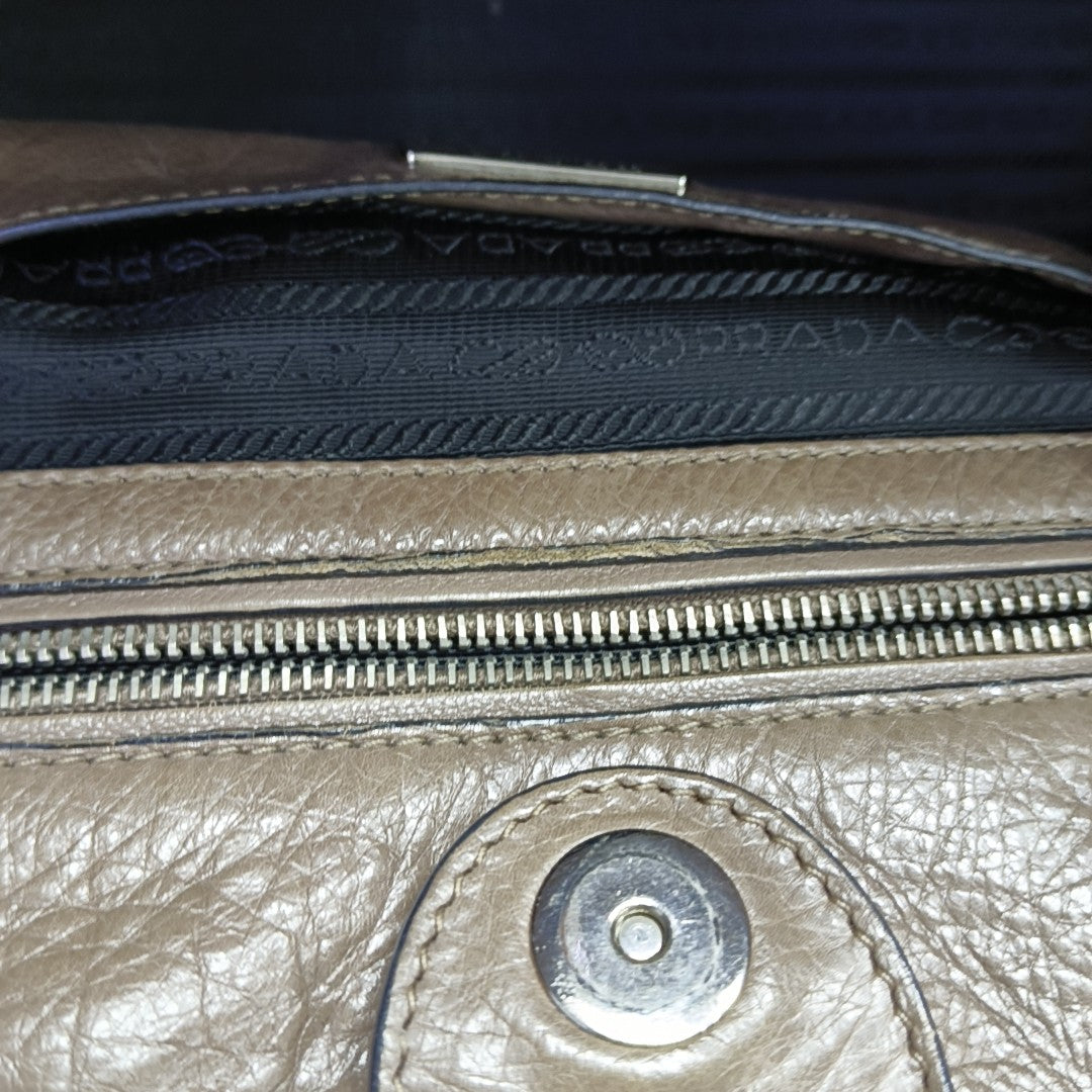 Calfskin Tote Bag Brown