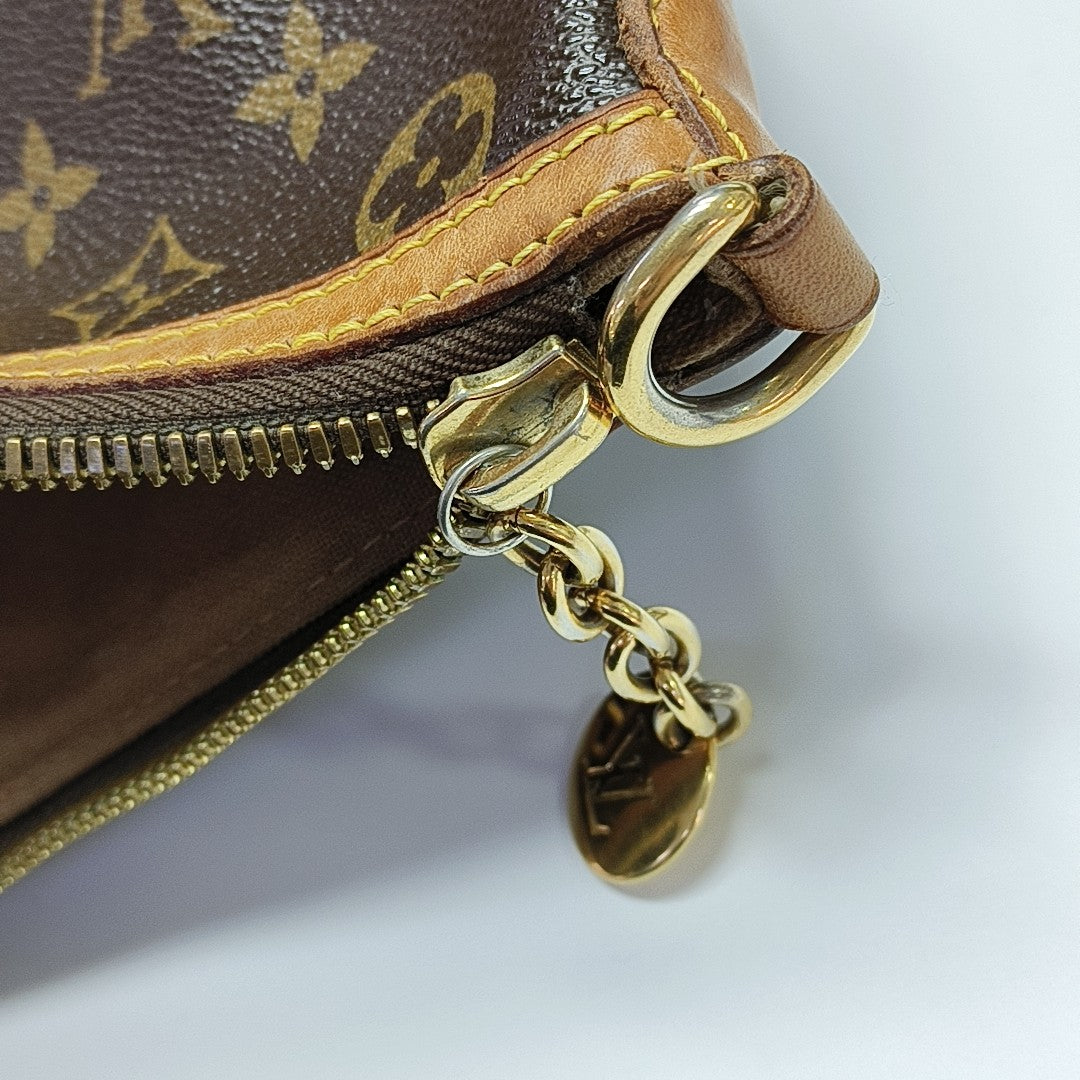 PALERMO PM Monogram Coated Canvas Brown