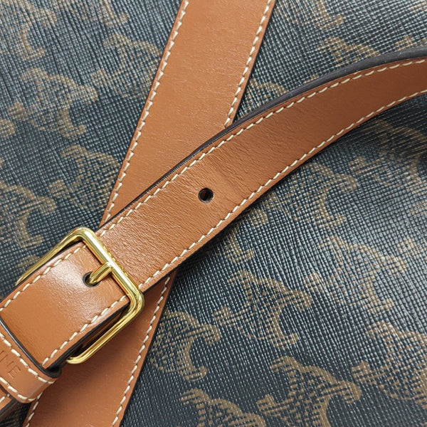 TRIOMPHE CANVAS Small Coated Canvas Brown