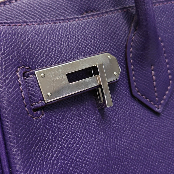 Birkin 30 Epsom Purple