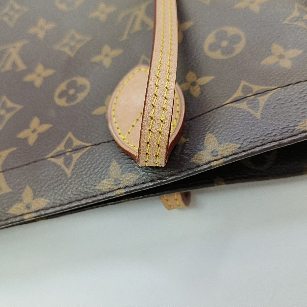 CARRY IT Monogram Coated Canvas Brown