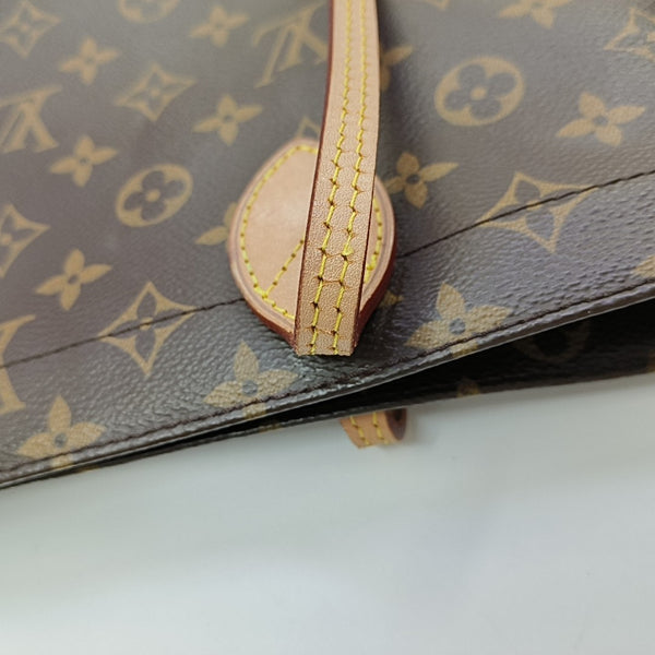 CARRY IT Monogram Coated Canvas Brown