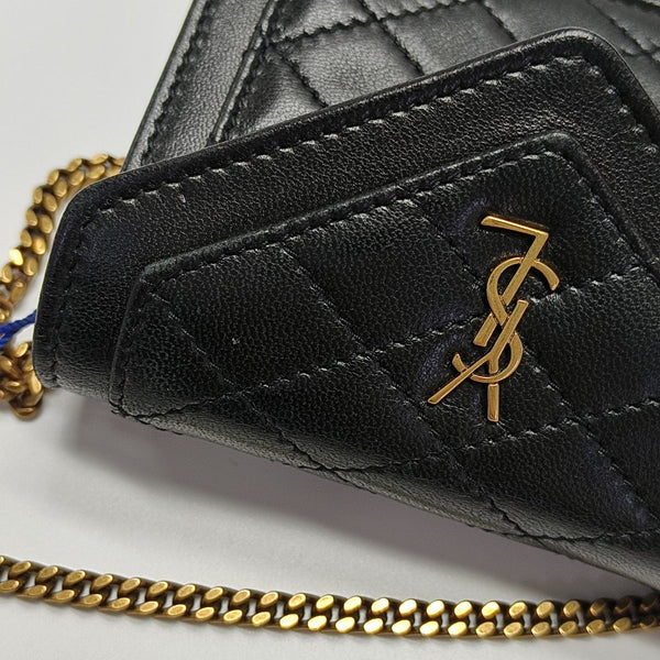 GABY Quilted Lambskin Black