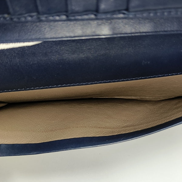 Calfskin Wallet Blue