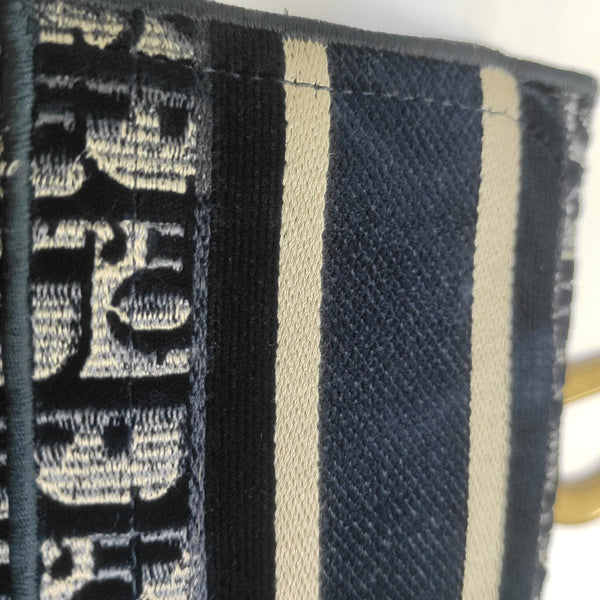 Saddle Mini Oblique Canvas Blue