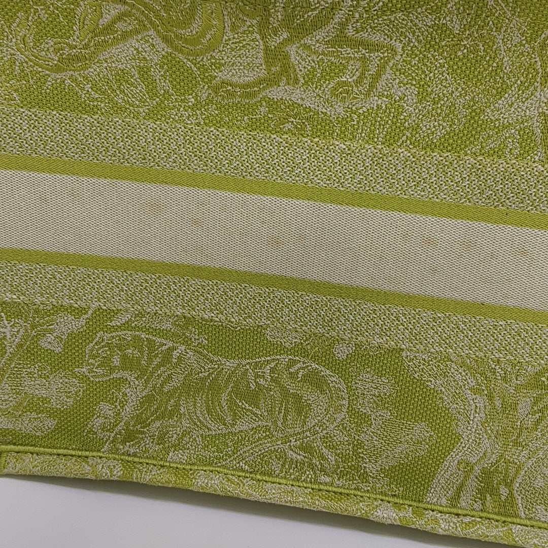 Book Tote Medium Fabric Green